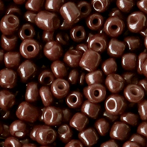 Rocailles 4mm coffee brown, 20 gram